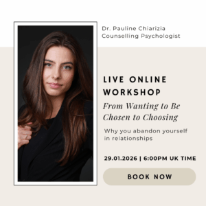 From Wanting to Be Chosen to Choosing