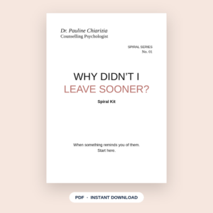Why Didn't I Leave Sooner?
